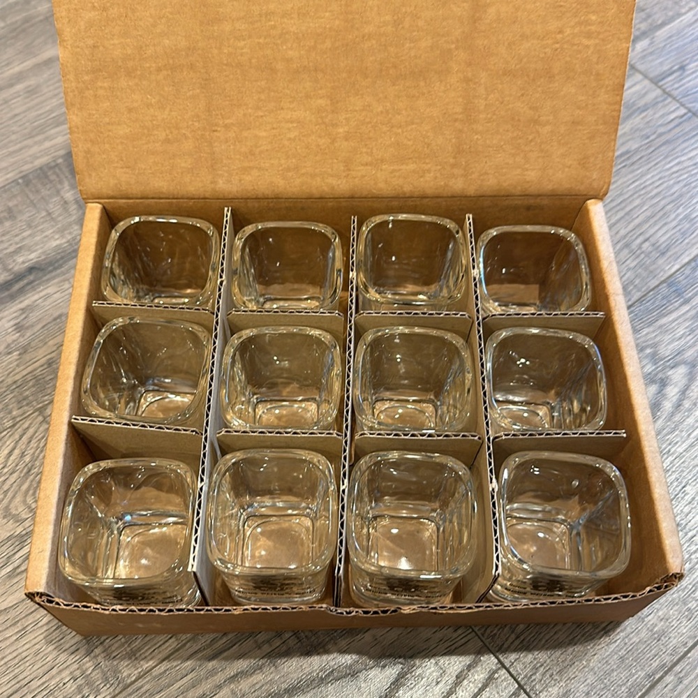 Shot Glass Expresso Glasses Anna Bella’s Cafe Great Neck NY Set of 12